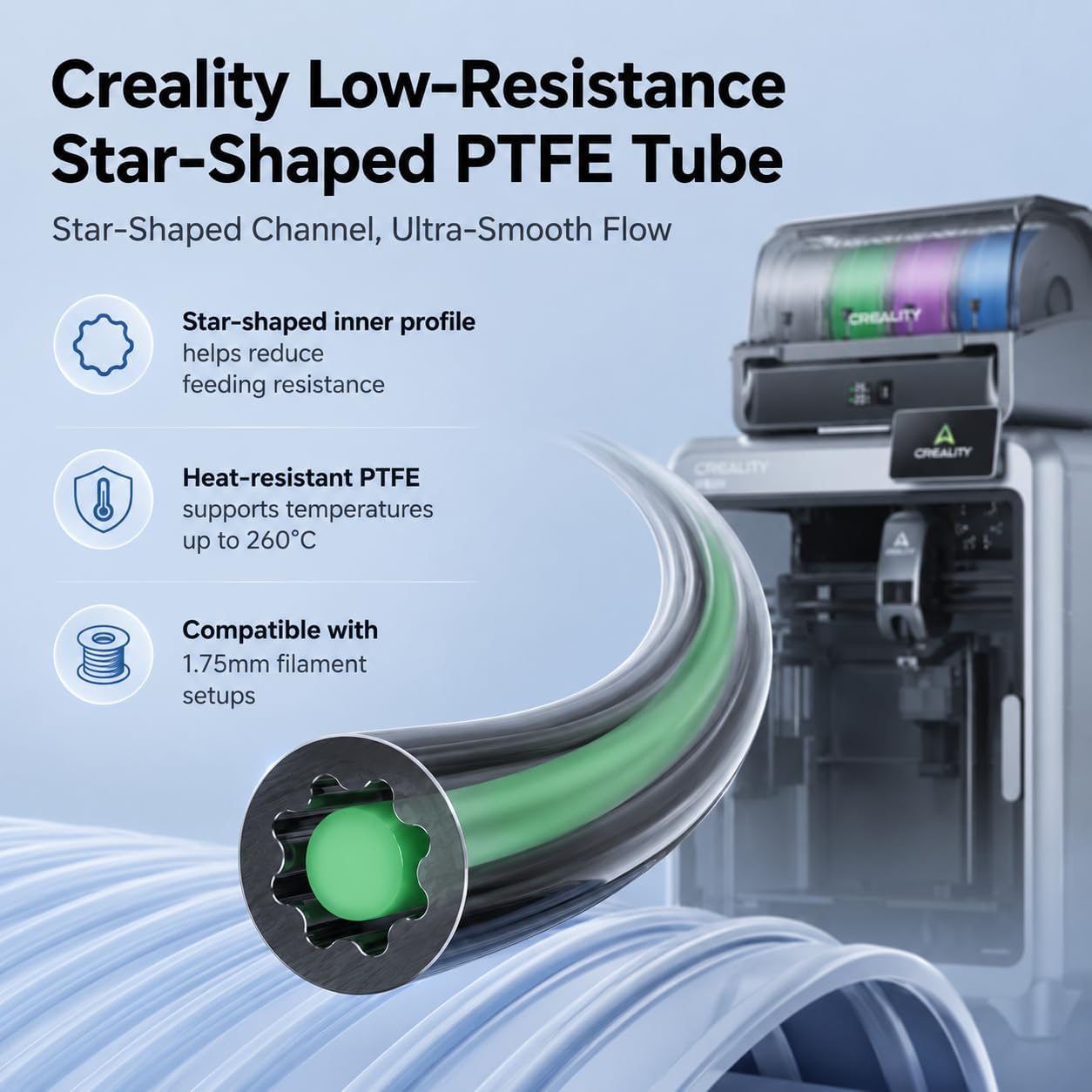 Creality Resmi PTFE Tüp, Düşük - Ptfe Tape Thread incelemesi ve fiyatı
